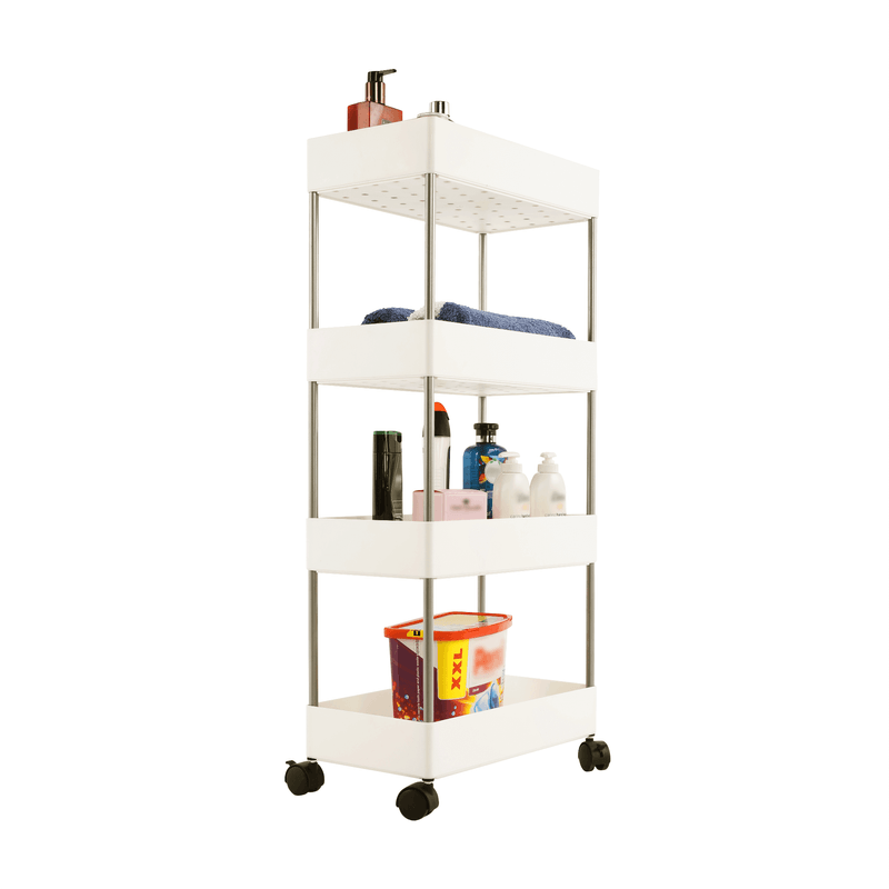 Casa si Gradina - Mobilier - Biblioteci si rafturi - Etajere - Etajera mobila, alb, DALEM - Infinity.ro