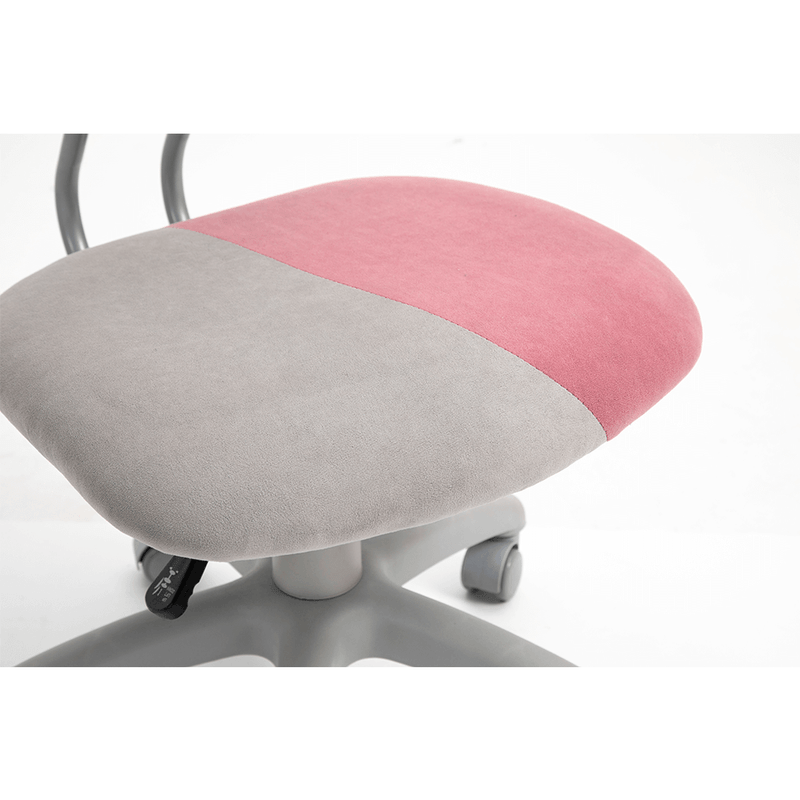 Casa si Gradina - Mobilier - Scaune si fotolii - Scaune - Scaun rotativ reglabil, gri/roz, RAIDON - Infinity.ro