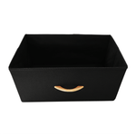 Casa si Gradina - Mobilier - Comode si corpuri - Comode - Comoda cu sertare din material textil, negru/artar rosu, KESIDY TYP 3 - Infinity.ro