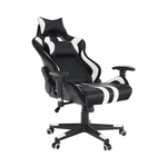 Casa si Gradina - Mobilier - Scaune si fotolii - Scaune - Scaun de birou / joc cu iluminare RGB, model negru / alb / culoare, ZOPA - Infinity.ro