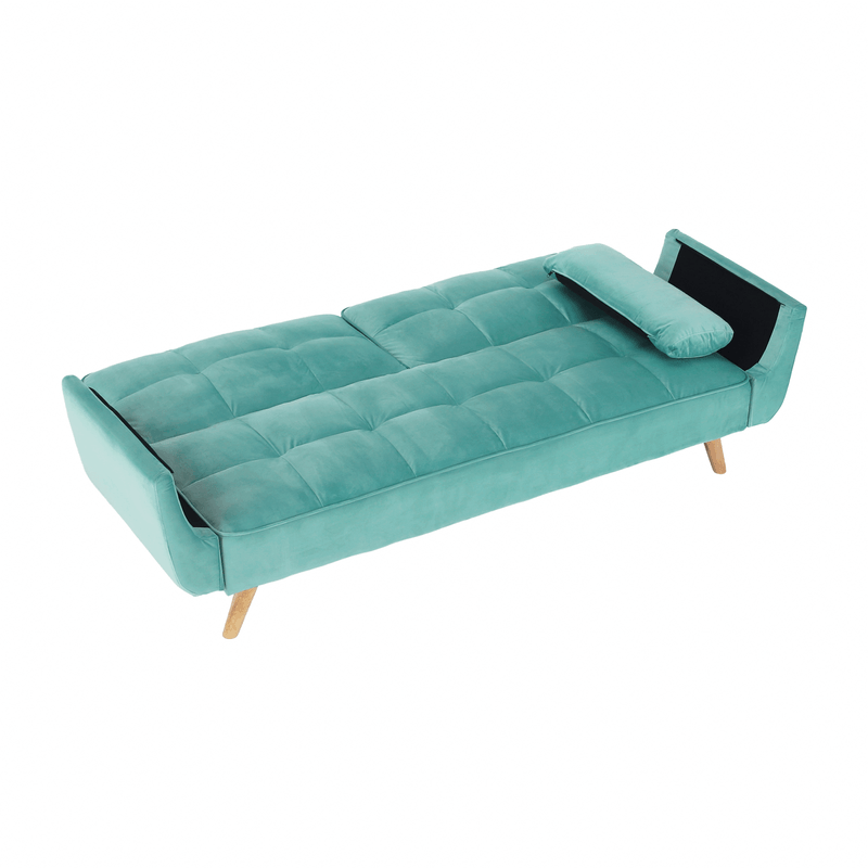 Casa si Gradina - Mobilier - Canapele si coltare - Canapele - Canapea extensibila, neo menta/stejar, FILEMA - Infinity.ro