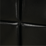 Casa si Gradina - Mobilier - Paturi si accesorii - Paturi - Pat matrimonial cu somiera, 160x200, piele eco neagra, MIKEL - Infinity.ro