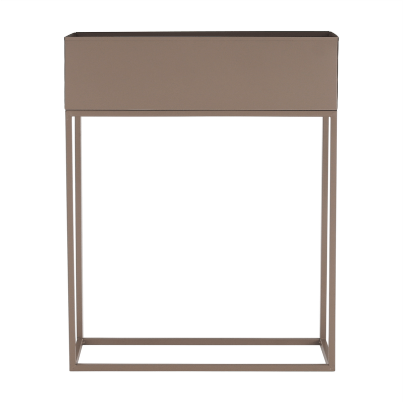 Casa si Gradina - Gradinarit si plante - Plante si ghivece - Ghivece si suporturi - Ghiveci de flori din metal multifunctional, gri deschis Taupe, INDIZE TYP 3 WL4214 - Infinity.ro