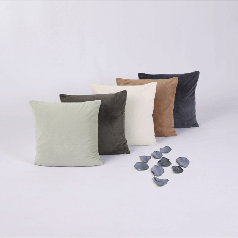 Casa si Gradina - Textile si covoare - Perne si pilote - Perne - Perna, material textil de catifea verde deschis, 60x60, OLAJA TIPUL 14 - Infinity.ro