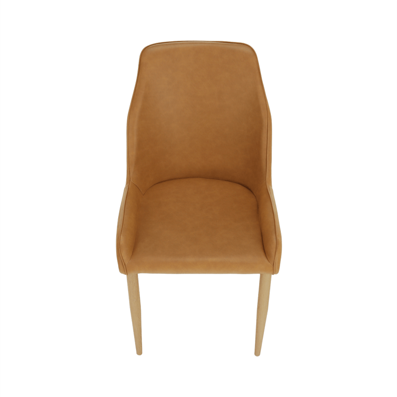 Casa si Gradina - Mobilier - Scaune si fotolii - Scaune - Scaun bucatarie, maro camel/fag, IMPERIA - Infinity.ro