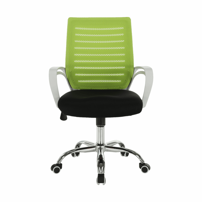 Casa si Gradina - Mobilier - Scaune si fotolii - Fotolii - Fotoliu de birou, verde/negru/alb/crom, OZELA - Infinity.ro