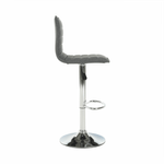 Casa si Gradina - Mobilier - Scaune si fotolii - Scaune - Scaun bar, gri/crom, PINAR - Infinity.ro