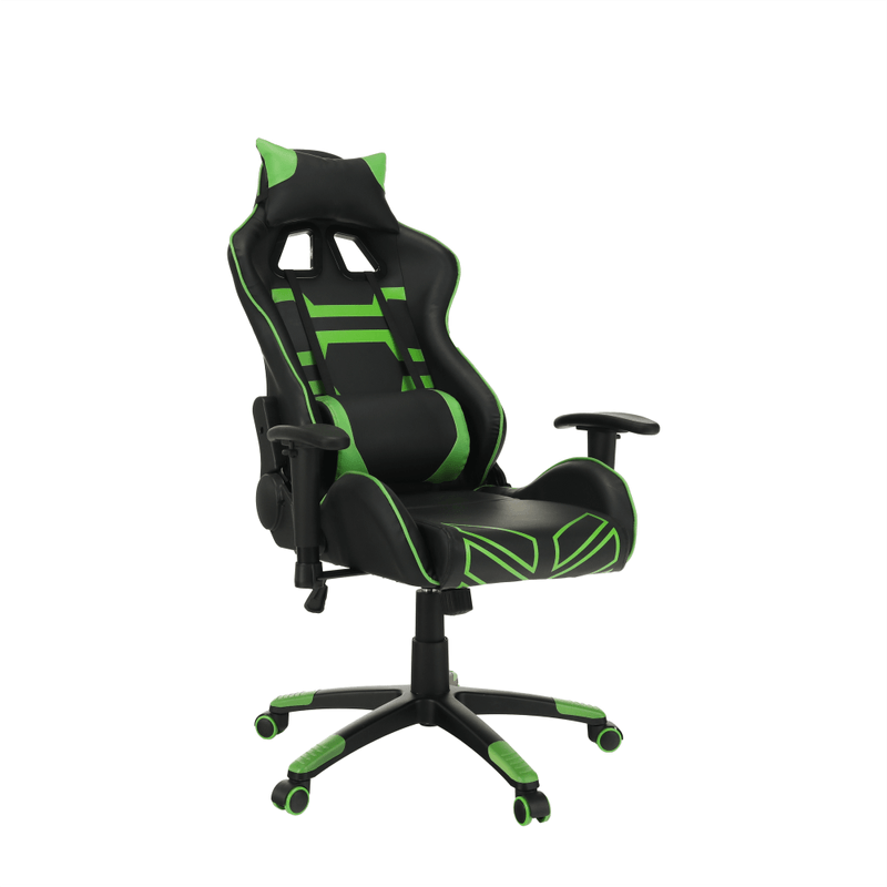 Casa si Gradina - Mobilier - Scaune si fotolii - Scaune - Scaun birou/joc, negru/verde, BILGI - Infinity.ro