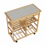 Casa si Gradina - Mobilier - Mese si birouri - Masute de cafea - Masuta de servire, natural, LUMBER - Infinity.ro