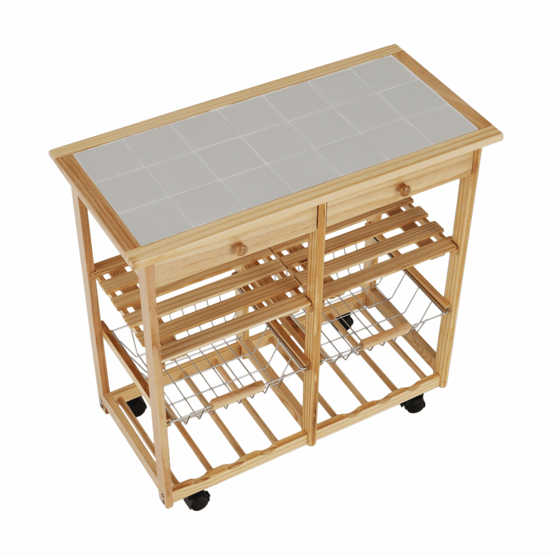 Casa si Gradina - Mobilier - Mese si birouri - Masute de cafea - Masuta de servire, natural, LUMBER - Infinity.ro