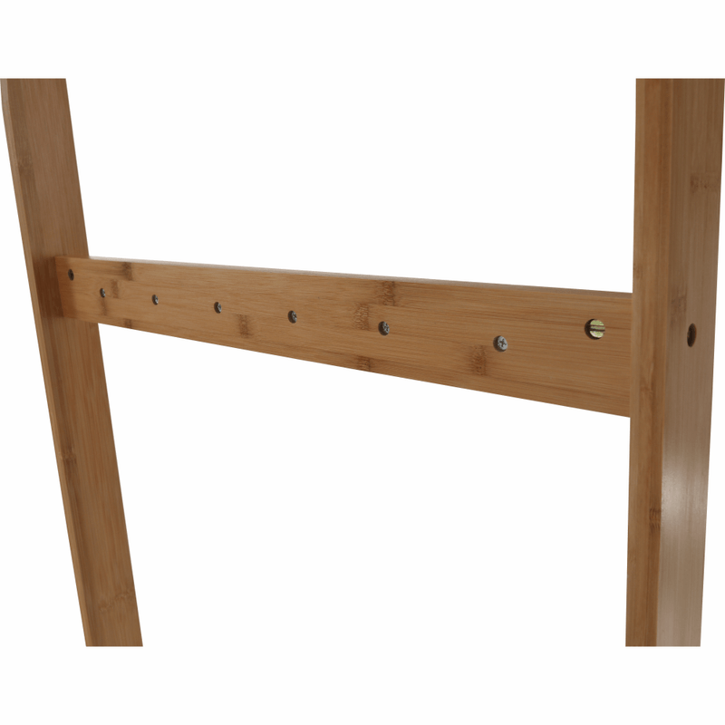 Casa si Gradina - Mobilier - Organizare si depozitare - Cuiere - Cuier cu rafturi, alb/bambus, MARIKE TYP 2 - Infinity.ro