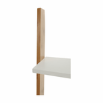 Casa si Gradina - Mobilier - Biblioteci si rafturi - Etajere - Etajera, alb/bambus, GAPA TYP 3 - Infinity.ro