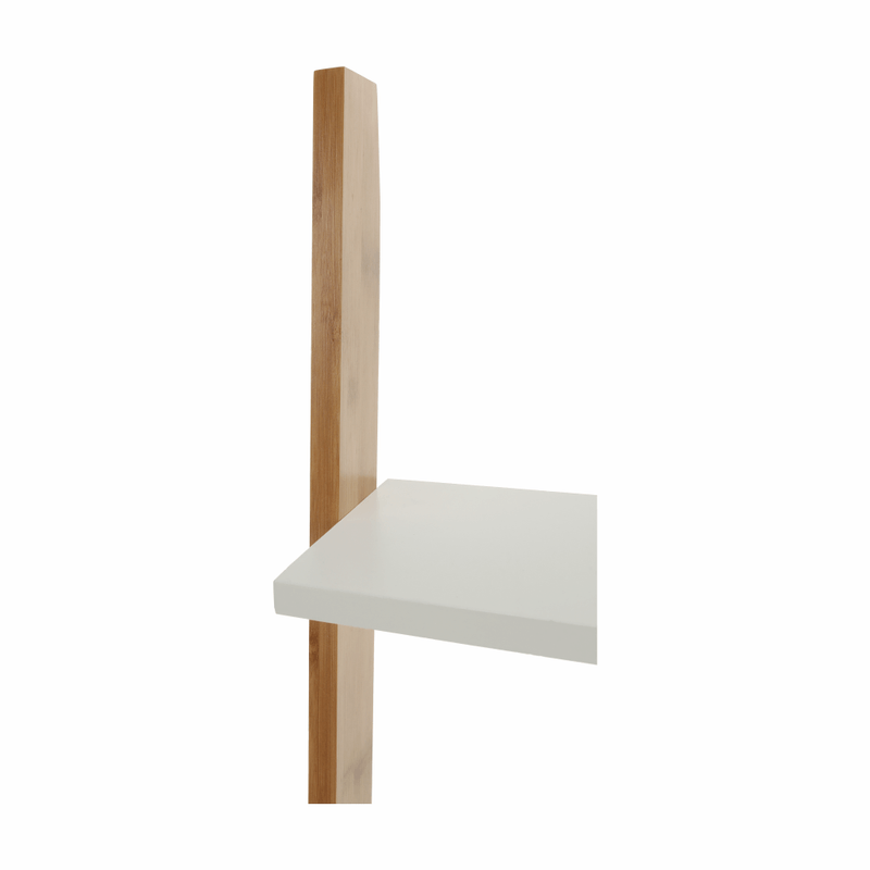 Casa si Gradina - Mobilier - Biblioteci si rafturi - Etajere - Etajera, alb/bambus, GAPA TYP 3 - Infinity.ro