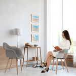 Casa si Gradina - Mobilier - Scaune si fotolii - Fotolii - Fotoliu de design, gri/fag, KADIR NEW TIP 4 - Infinity.ro