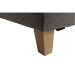 Casa si Gradina - Mobilier - Canapele si coltare - Coltare - Coltar, material textil gri maroniu TAUPE, model stanga, BRIDGET - Infinity.ro