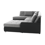 Casa si Gradina - Mobilier - Canapele si coltare - Canapele - Canapea, gri/negru, model stanga, LIBERTO U - Infinity.ro
