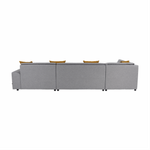 Casa si Gradina - Mobilier - Canapele si coltare - Canapele - Canapea, gri/mustar, model stanga, BELLIS U - Infinity.ro