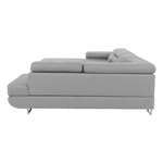 Casa si Gradina - Mobilier - Canapele si coltare - Coltare - Coltar, gri deschis, model dreapta, AMARETO U - Infinity.ro