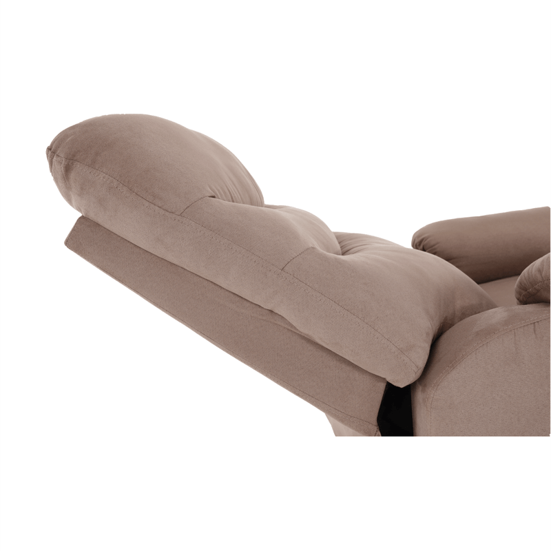 Ingrijire personala si Cosmetice - Sanatate si wellness - Articole wellness - Fotolii de masaj - Fotoliu reglabil masaj, material textil grej TAUPE, LAMBERT - Infinity.ro