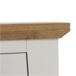 Casa si Gradina - Mobilier - Comode si corpuri - Comode - Scrin MZ10, alb / stejar grand, LEON - Infinity.ro