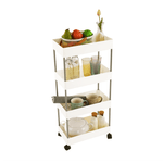 Casa si Gradina - Mobilier - Biblioteci si rafturi - Etajere - Etajera mobila, alb, DALEM - Infinity.ro