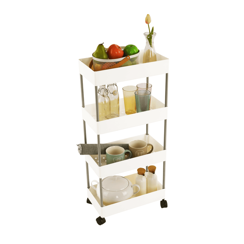 Casa si Gradina - Mobilier - Biblioteci si rafturi - Etajere - Etajera mobila, alb, DALEM - Infinity.ro