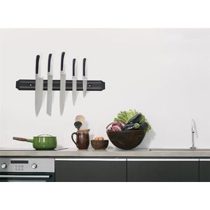 Suport magnetic pentru bucatarie, Ruhhy, lungime 32.5 cm, negru