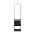 Casa si Gradina - Mobilier - Biblioteci si rafturi - Rafturi - Raft multifunctional pentru dulap, argintiu / negru, CODY - Infinity.ro
