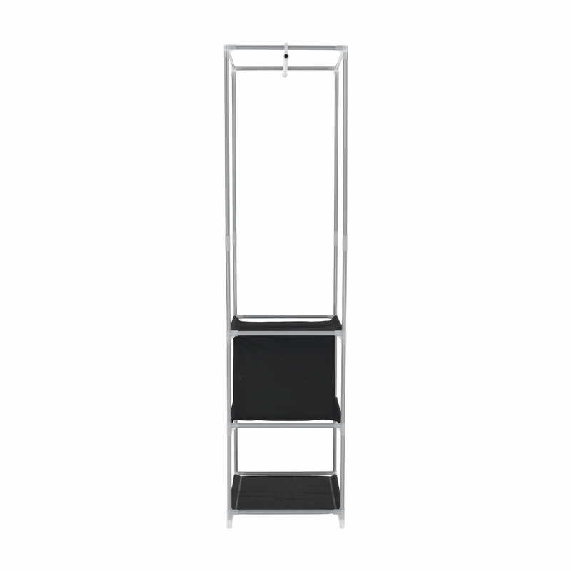 Casa si Gradina - Mobilier - Biblioteci si rafturi - Rafturi - Raft multifunctional pentru dulap, argintiu / negru, CODY - Infinity.ro
