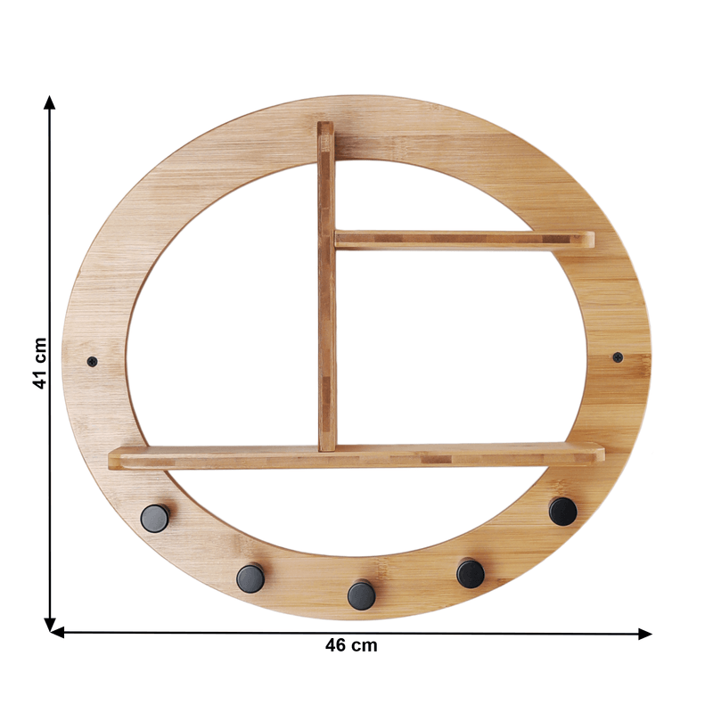 Casa si Gradina - Mobilier - Biblioteci si rafturi - Rafturi - Raft, bambus natural, ARTID TYP 1 - Infinity.ro