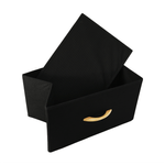 Casa si Gradina - Mobilier - Comode si corpuri - Noptiere - Comoda/noptiera cu sertare din panza, negru/artar rosu, KESIDY TYP 1 - Infinity.ro