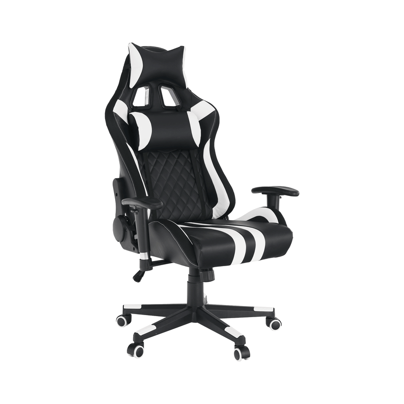 Casa si Gradina - Mobilier - Scaune si fotolii - Scaune - Scaun de birou / joc cu iluminare RGB, model negru / alb / culoare, ZOPA - Infinity.ro