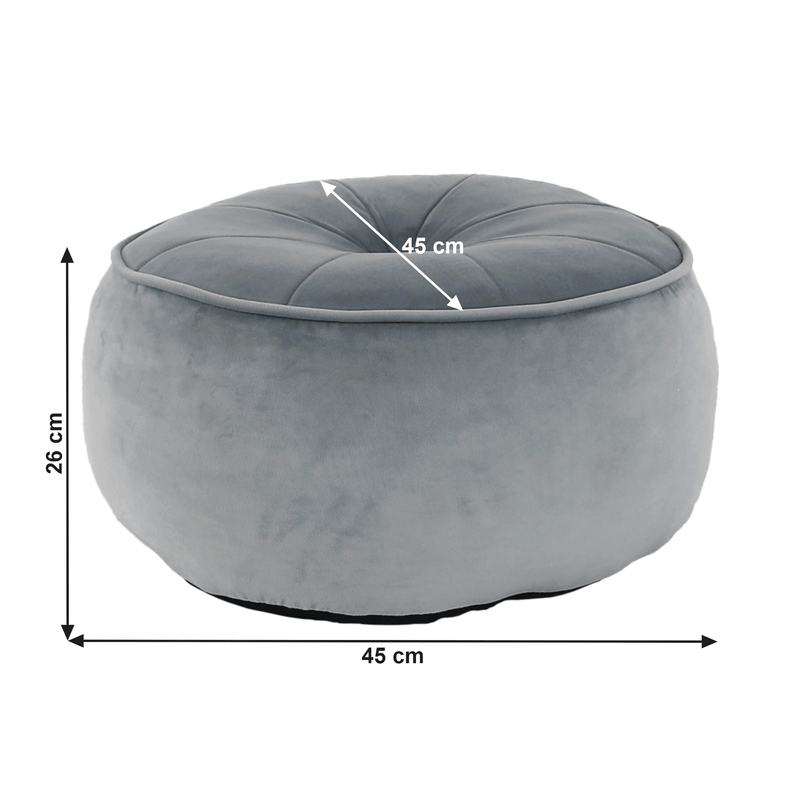 Casa si Gradina - Mobilier - Scaune si fotolii - Tabureti - Taburet, tesatura gri deschis, KEREM - Infinity.ro