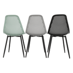 Casa si Gradina - Mobilier - Scaune si fotolii - Scaune - Scaun dining, verde/negru, TEGRA TYP 2 - Infinity.ro