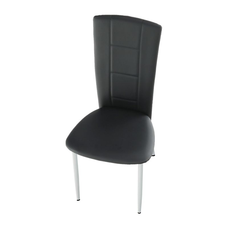 Casa si Gradina - Mobilier - Scaune si fotolii - Scaune - Scaun, piele eco neagra/crom, FINA - Infinity.ro