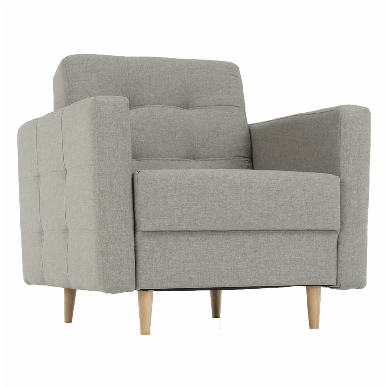 Casa si Gradina - Mobilier - Scaune si fotolii - Fotolii - Fotoliu complet tapitat, material textil gri, AMEDIA - Infinity.ro