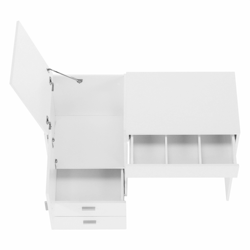 Casa si Gradina - Mobilier - Mese si birouri - Birouri - Masa multifunctionala/masa pentru croitori, alb, TAILOR - Infinity.ro