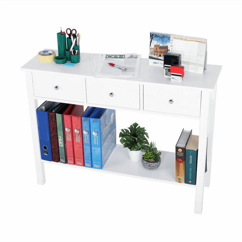 Casa si Gradina - Mobilier - Mese si birouri - Masute de cafea - Masuta tip consola, alb, NITRO - Infinity.ro