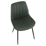 Casa si Gradina - Mobilier - Scaune si fotolii - Scaune - Scaun, verde/negru, HAZAL - Infinity.ro