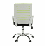 Casa si Gradina - Mobilier - Scaune si fotolii - Fotolii - Fotoliu de birou, verde/negru/alb/crom, OZELA - Infinity.ro