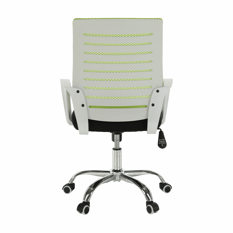 Casa si Gradina - Mobilier - Scaune si fotolii - Fotolii - Fotoliu de birou, verde/negru/alb/crom, OZELA - Infinity.ro