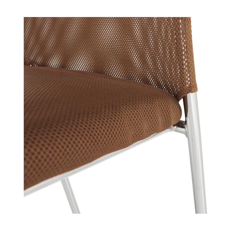 Casa si Gradina - Mobilier - Scaune si fotolii - Scaune - Scaun de birou, maro/crom, ALTAN - Infinity.ro