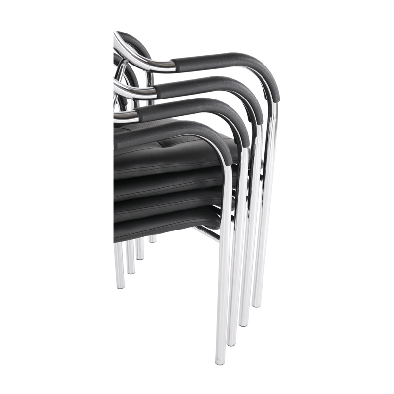 Casa si Gradina - Mobilier - Scaune si fotolii - Scaune - Scaun stivuibil, negru, ILHAM - Infinity.ro