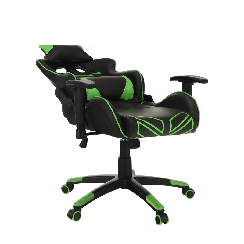 Casa si Gradina - Mobilier - Scaune si fotolii - Scaune - Scaun birou/joc, negru/verde, BILGI - Infinity.ro