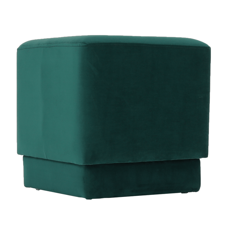 Casa si Gradina - Mobilier - Scaune si fotolii - Tabureti - Taburet, catifea Velvet smarald, ALIMA - Infinity.ro