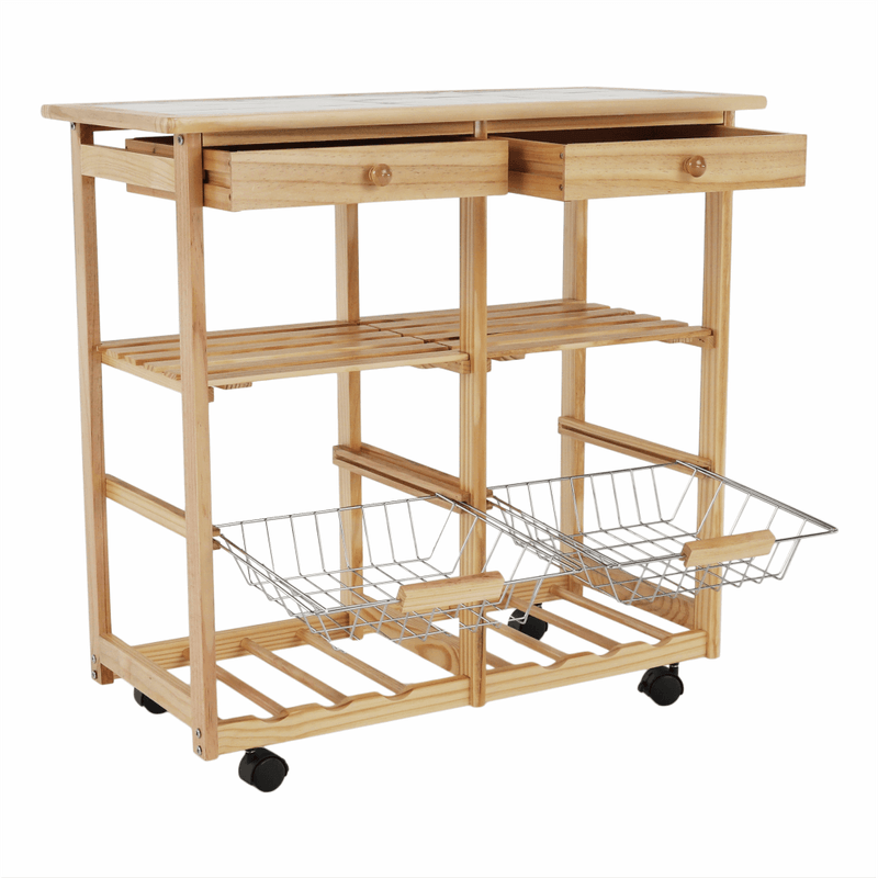 Casa si Gradina - Mobilier - Mese si birouri - Masute de cafea - Masuta de servire, natural, LUMBER - Infinity.ro