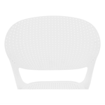 Casa si Gradina - Gradina si terasa - Mobilier exterior - Scaune si sezlonguri gradina - Scaun stivuibil, alb, FEDRA - Infinity.ro
