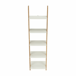 Casa si Gradina - Mobilier - Biblioteci si rafturi - Etajere - Etajera, alb/bambus, GAPA TYP 3 - Infinity.ro