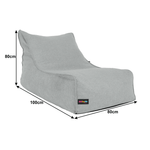 Casa si Gradina - Mobilier - Scaune si fotolii - Fotolii - Fotoliu tip sac, material textil gri deschis, EGALEO - Infinity.ro