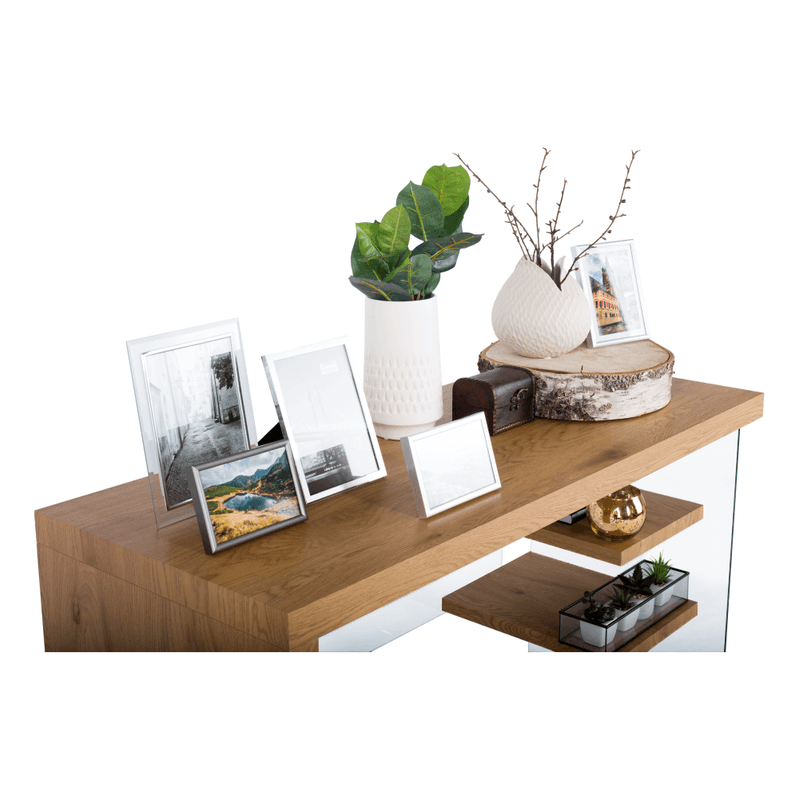 Casa si Gradina - Mobilier - Comode si corpuri - Console - Masa tip consola/masa de scris, stejar, ENRIK - Infinity.ro